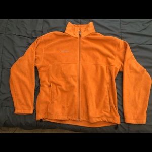 Columbia fleece turtle neck sweater full zip